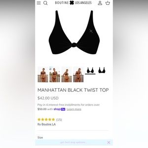BOUTINE LA Manhattan Twist Bikini Set